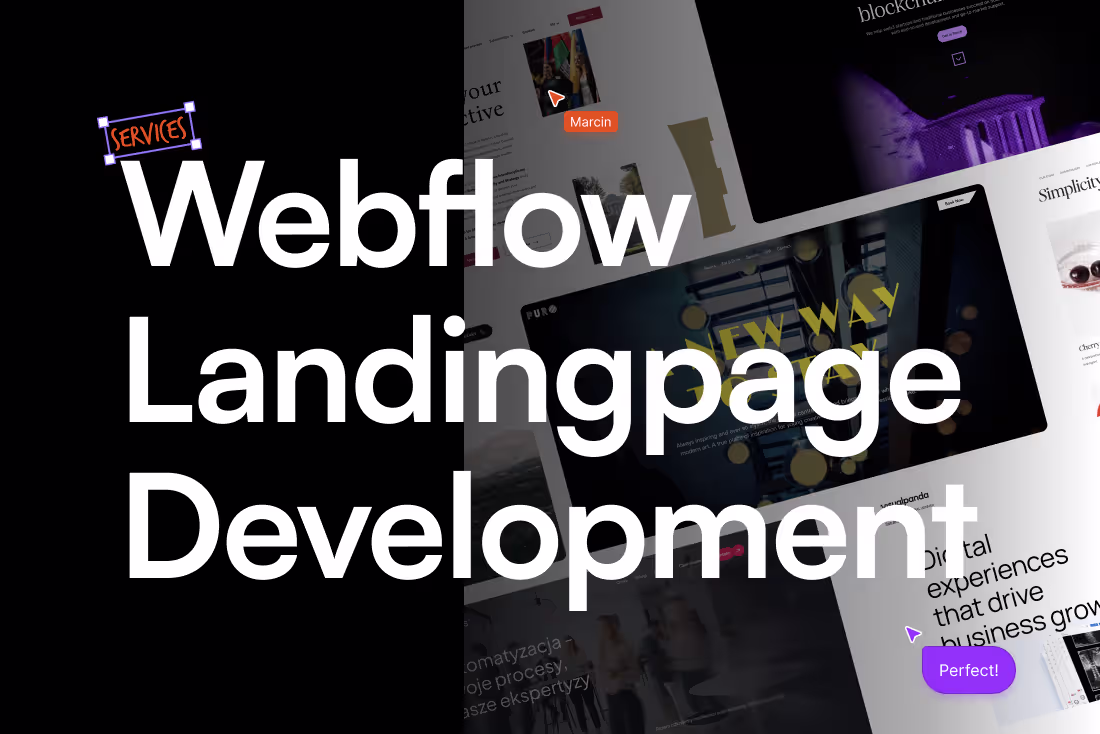 Cover image for Webflow Landingpage Development