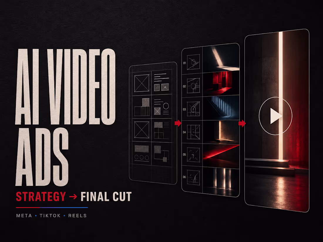 Cover image for AI Video Ad for Meta & TikTok — Strategy to Final Cut