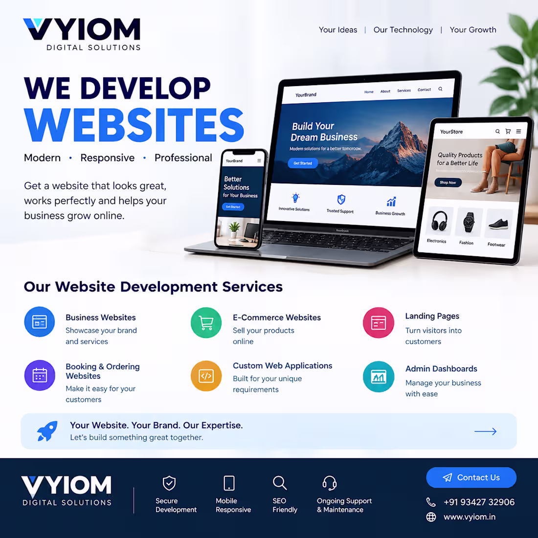 Cover image for Website development