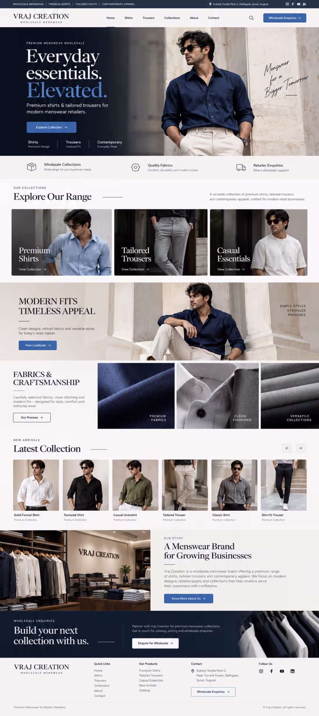 Cover image for Vraj Creation — Premium Wholesale