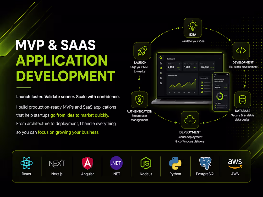 Cover image for MVP & SaaS Application Development