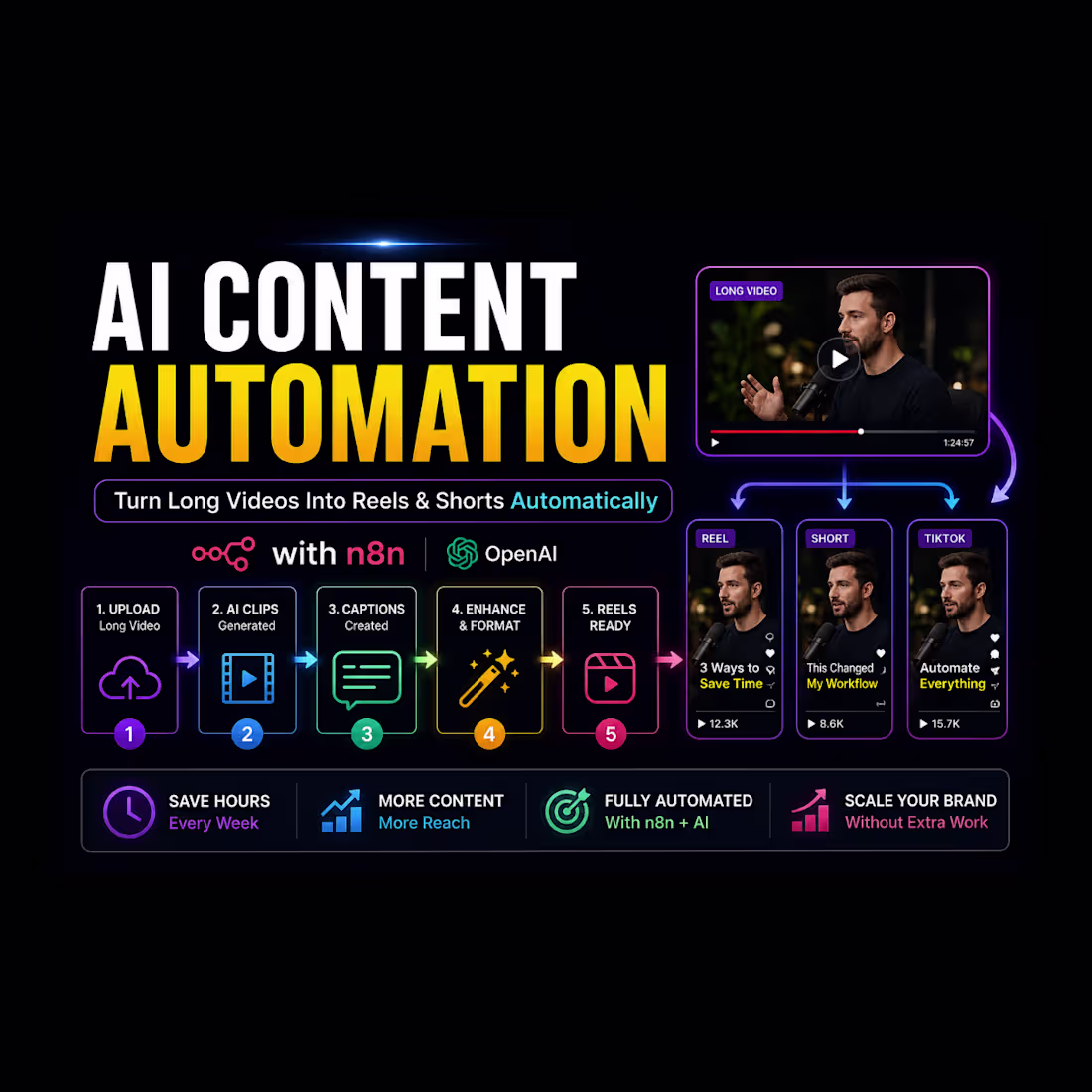 Cover image for AI Content Automation & Video Repurposing