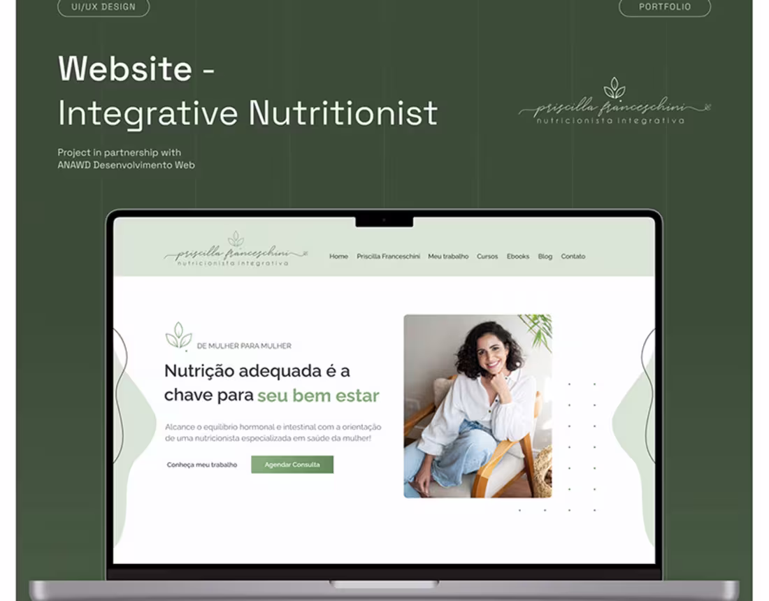 Cover image for Website - Integrative Nutritionist on Behance
