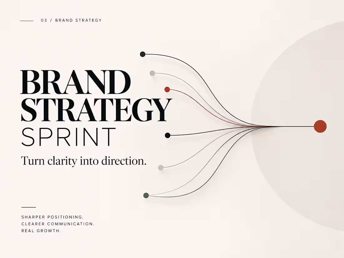 Cover image for Brand Positioning & Strategy Sprint