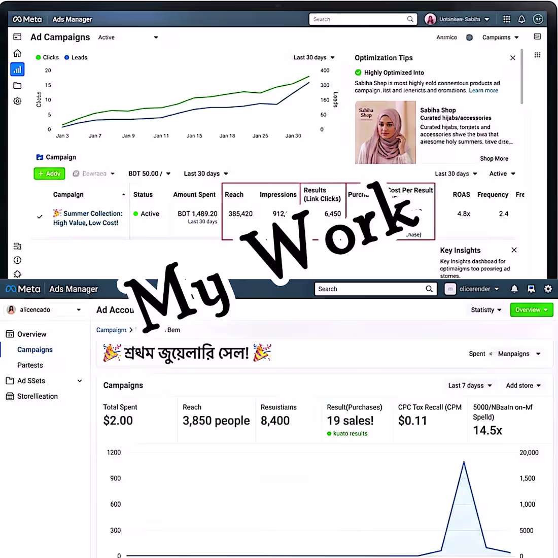 Cover image for Meta Ads Run/ Social media Page Setup/ Organically Growth /optim