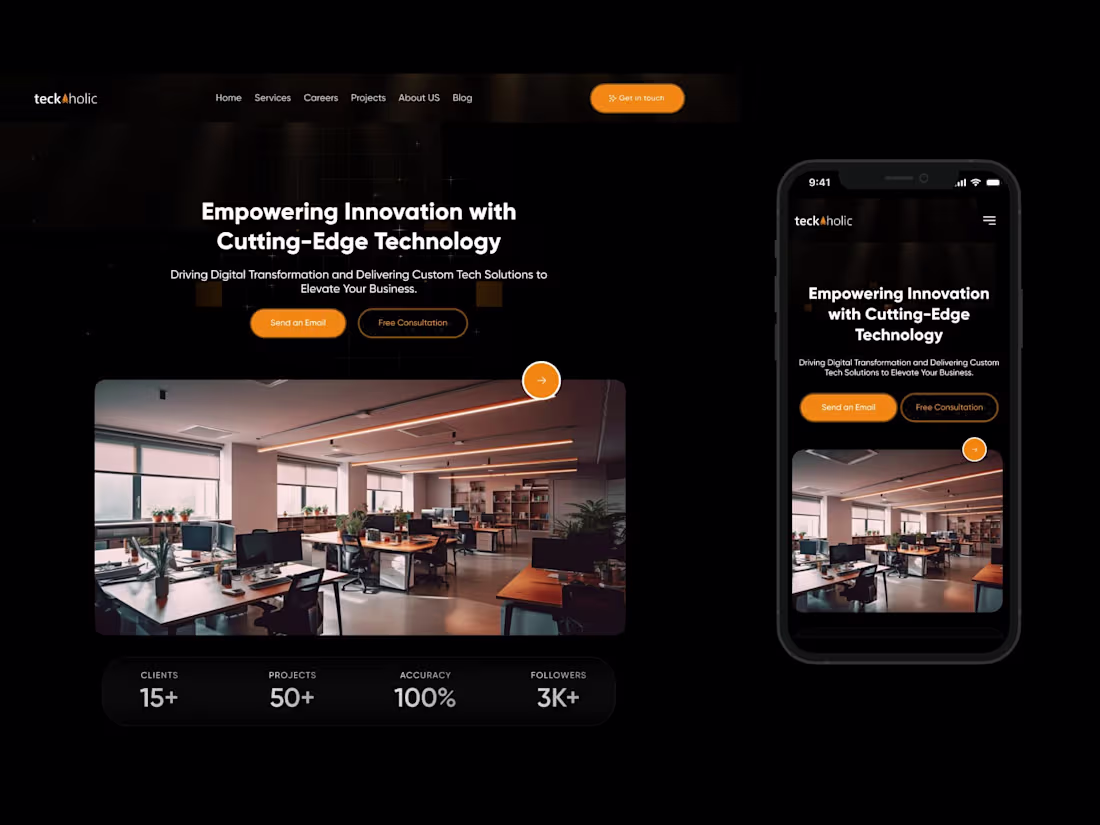 Cover image for Responsive Multipage Website in Figma