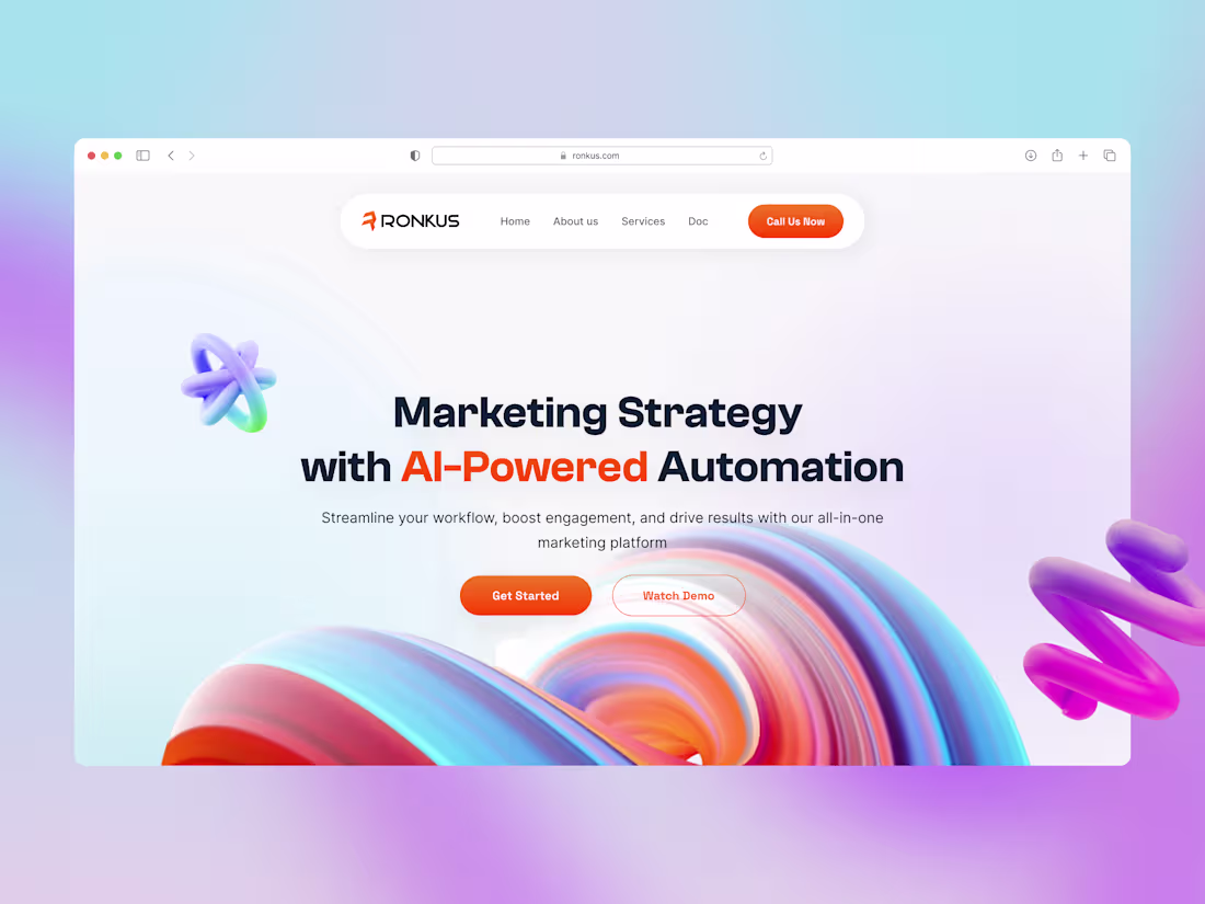 Cover image for Website UI/UX Design