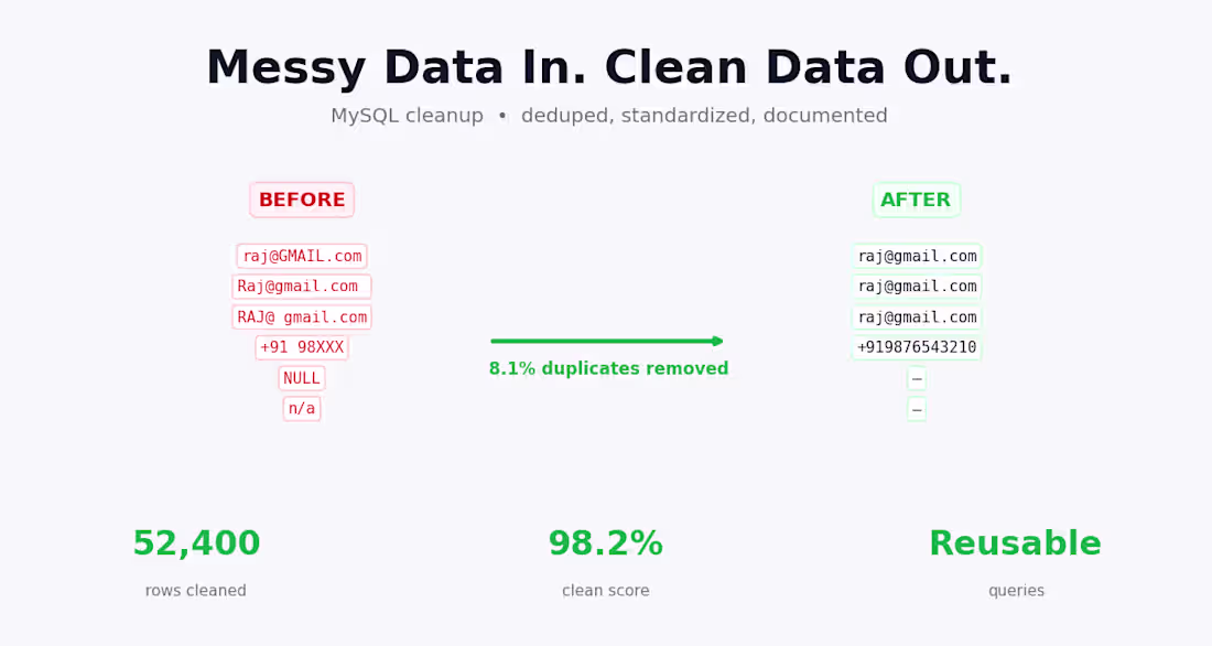 Cover image for SQL Data Cleaning