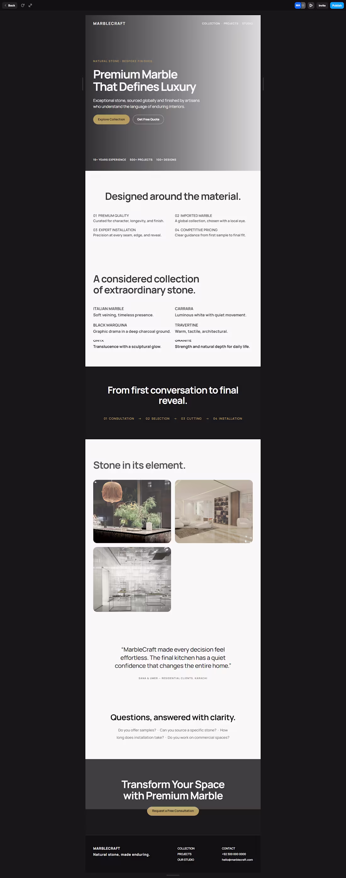 Cover image for Built a premium landing experience