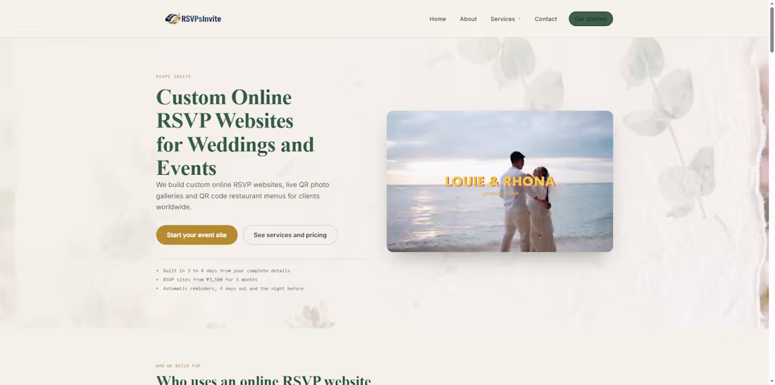 Cover image for RSVPsInvite, a GoHighLevel-based platform I
