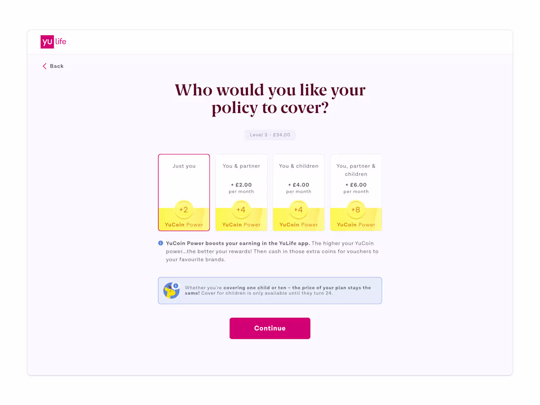 Cover image for Another one - a way to add spouse, children or both to the y...