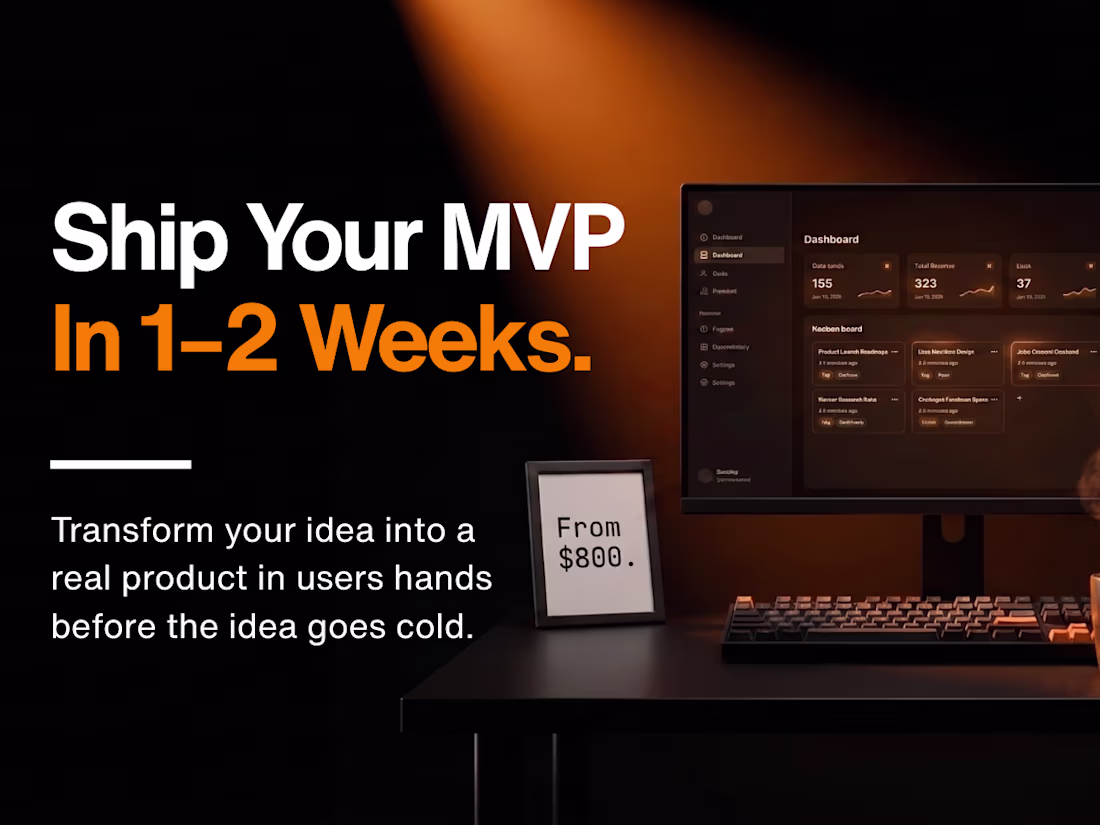 Cover image for MVP Web App for Startups