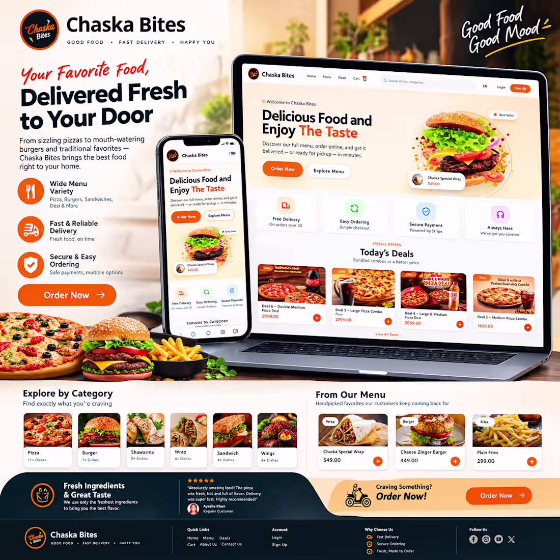 Cover image for Chasbyte — Restaurant Management &