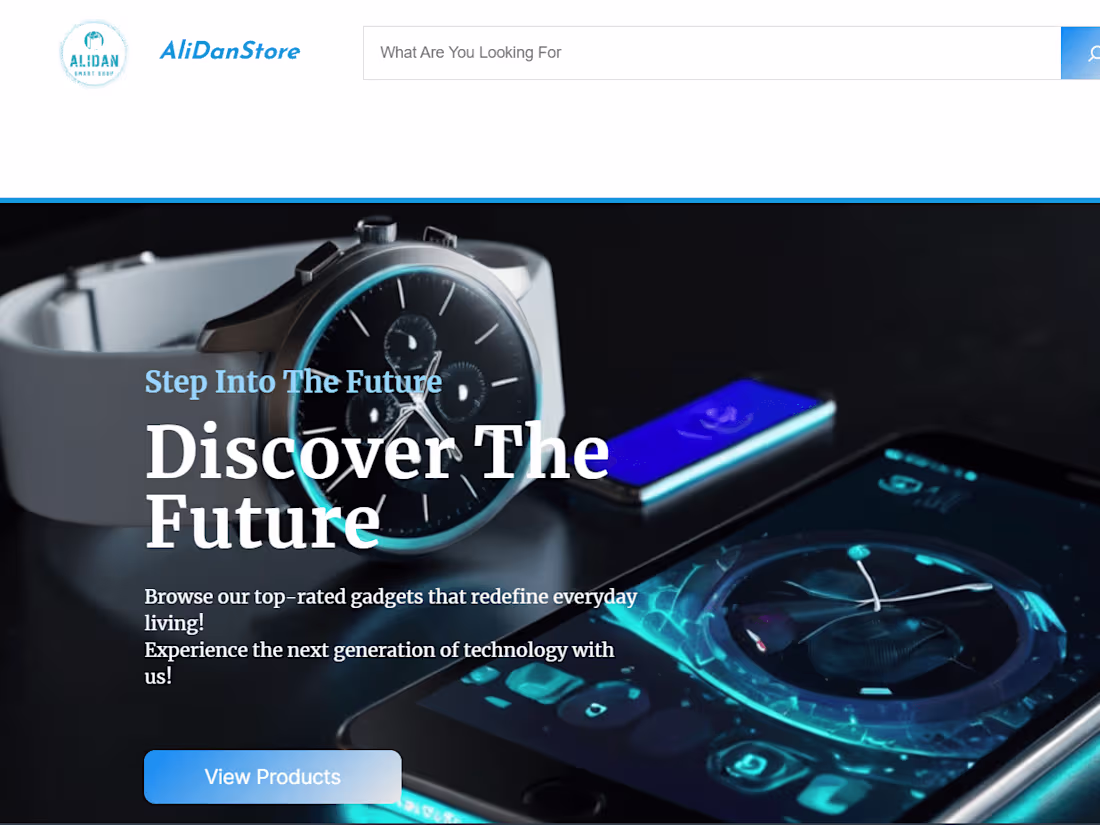 Cover image for  AlidanStore – A Custom E-commerce | Marketing Platform.