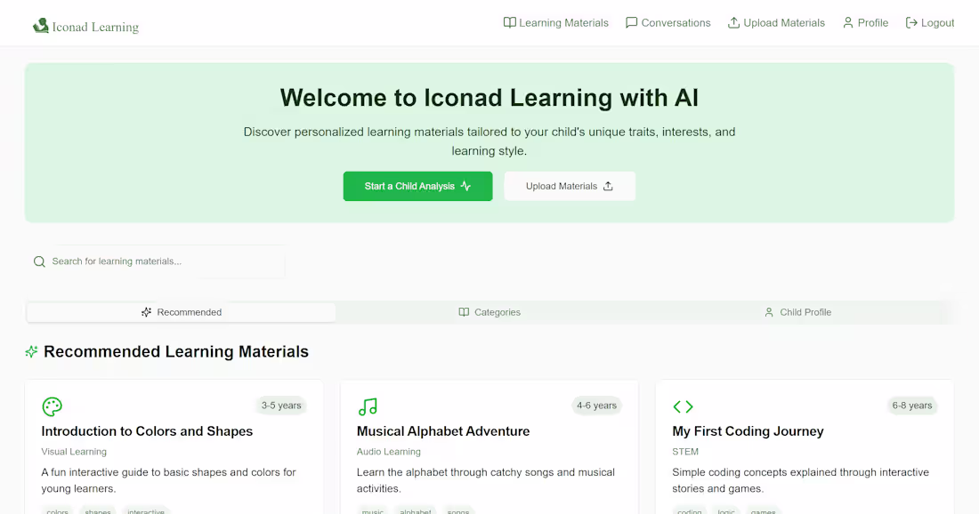 Cover image for Iconad Learning with AI
Iconad Learning