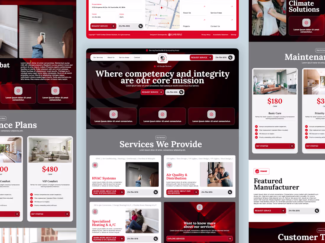 Cover image for Webflow Website Redesign for Combat Climate Solutions