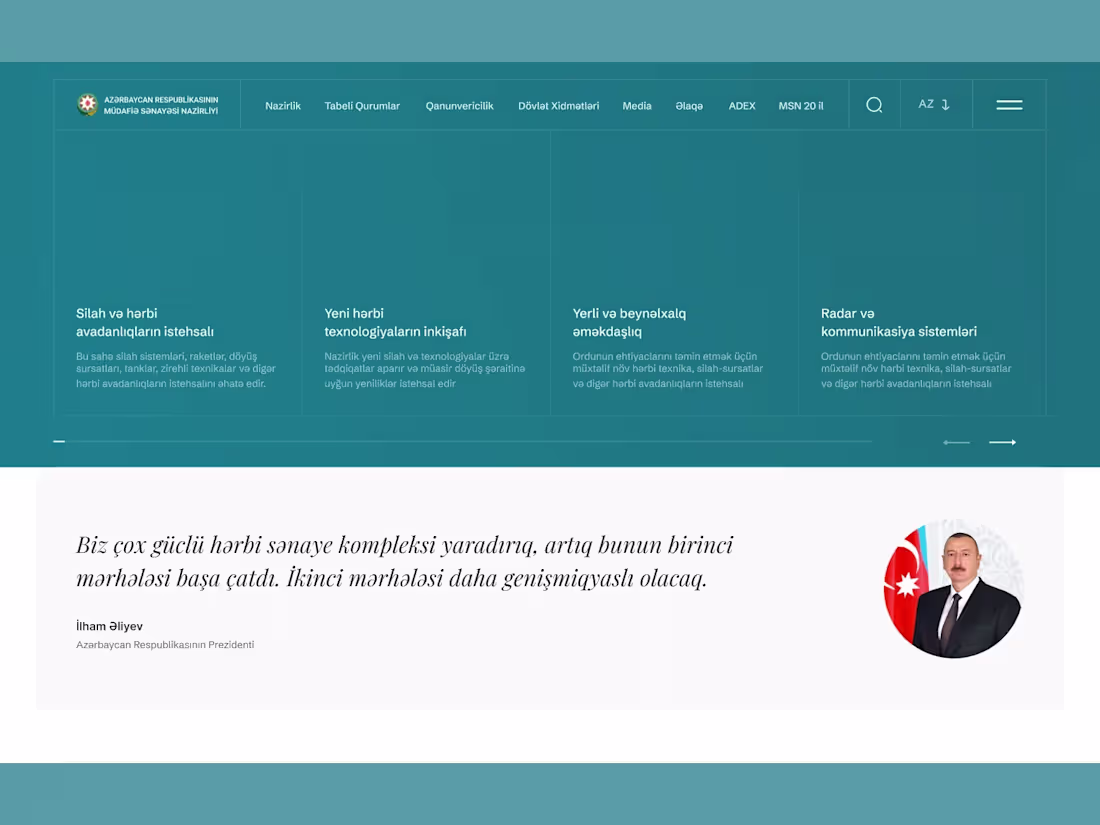 Cover image for Ministry of Defense Industry —