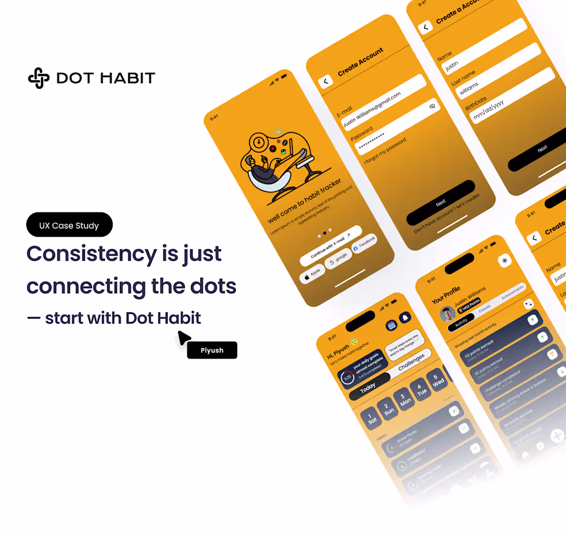 Cover image for Habit Tracker | UI/UX | Case Study