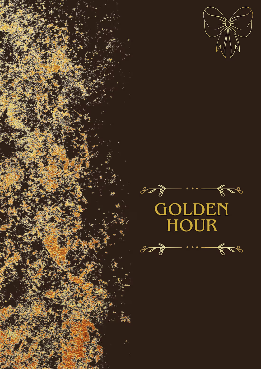 Cover image for Luxury black and gold logo