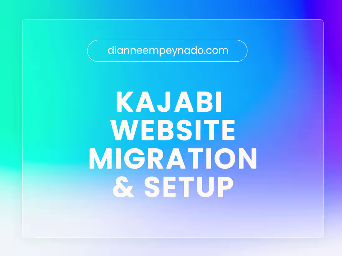 Cover image for Kajabi Website Migration & Setup (WordPress, Wix, GoDaddy, etc )