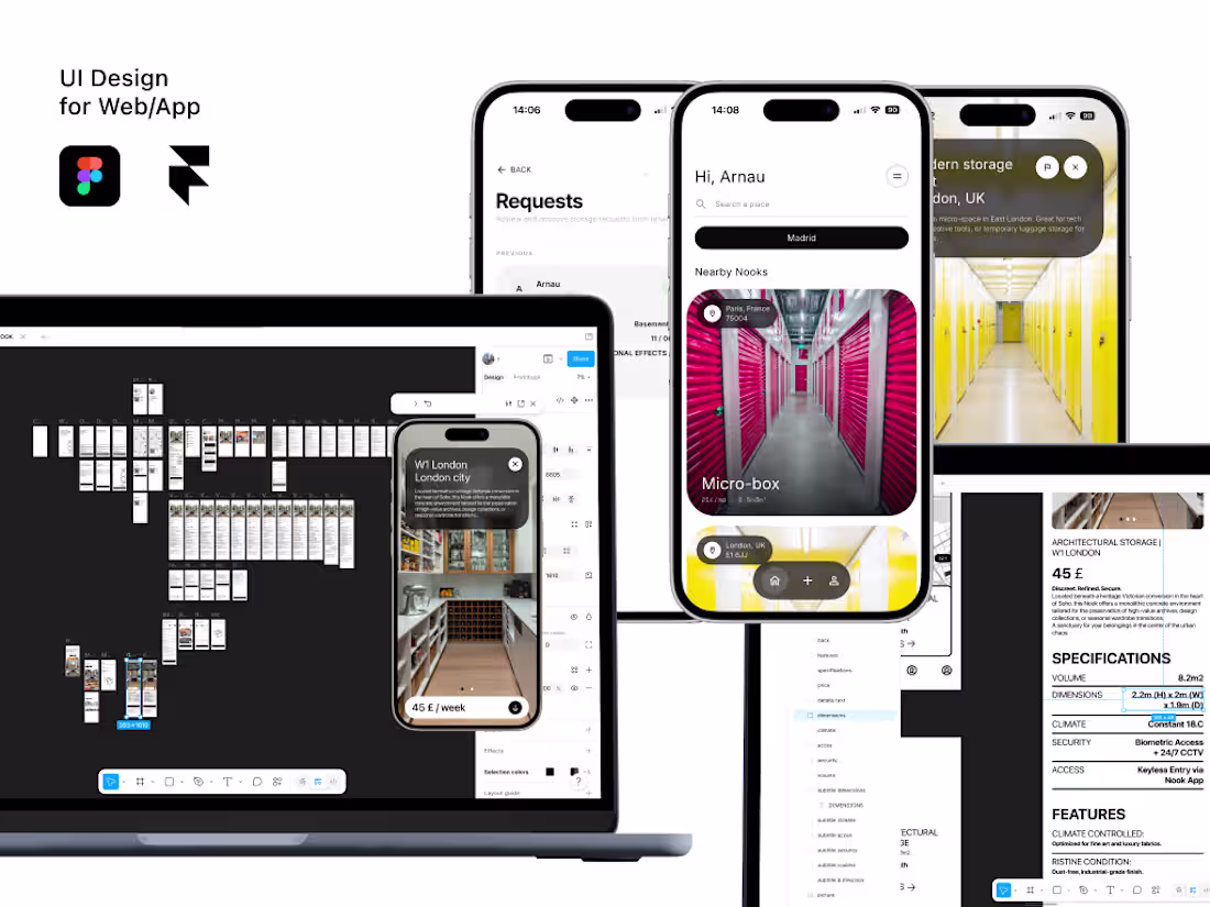 Cover image for UI Design for Web/App