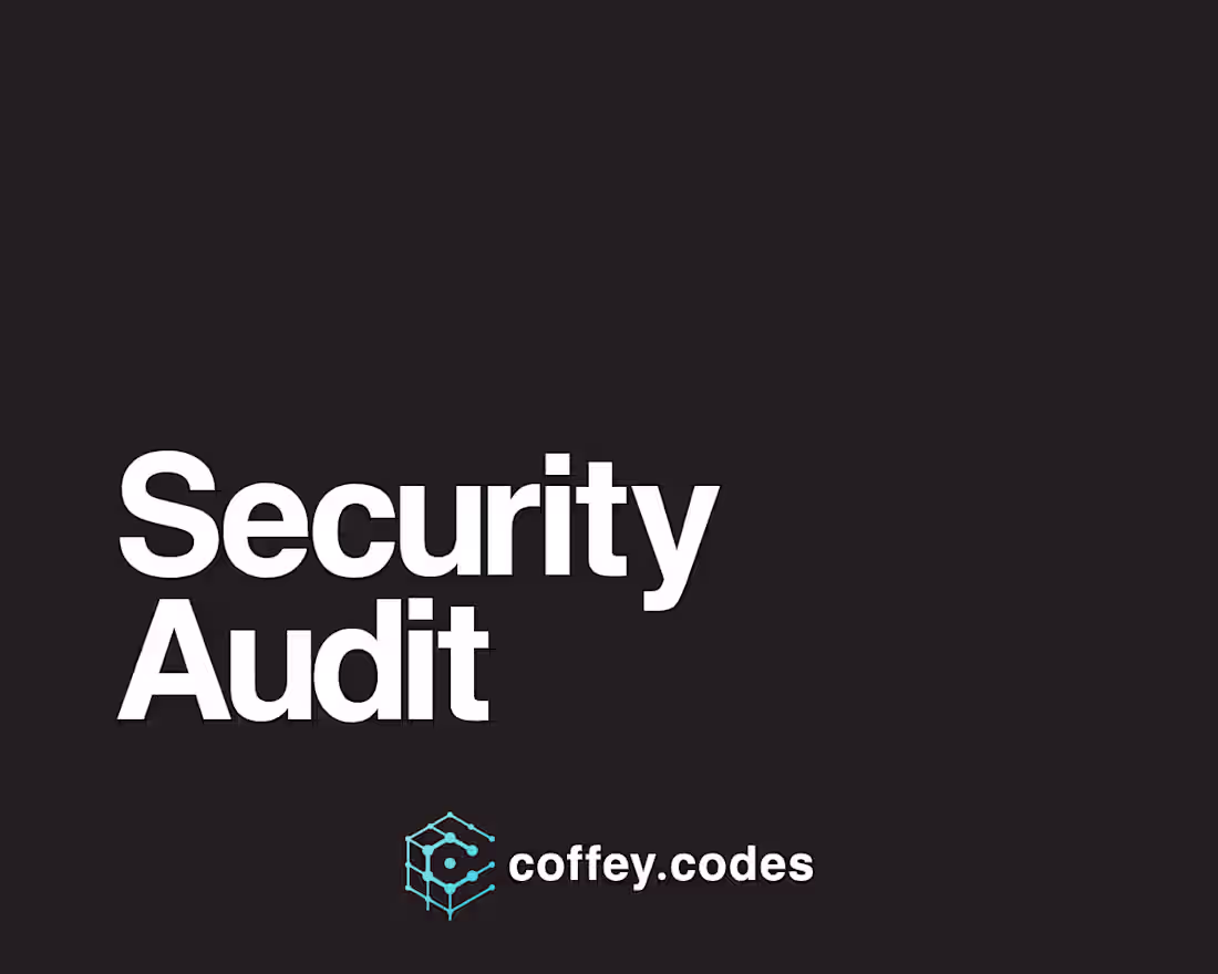 Cover image for Security Audit