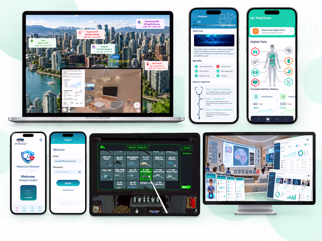 Cover image for UI/UX & Digital Product Design for Web, Mobile , VR & XR