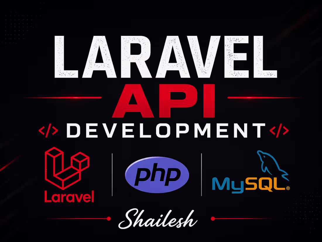 Cover image for Laravel API & Full-Stack Web Development