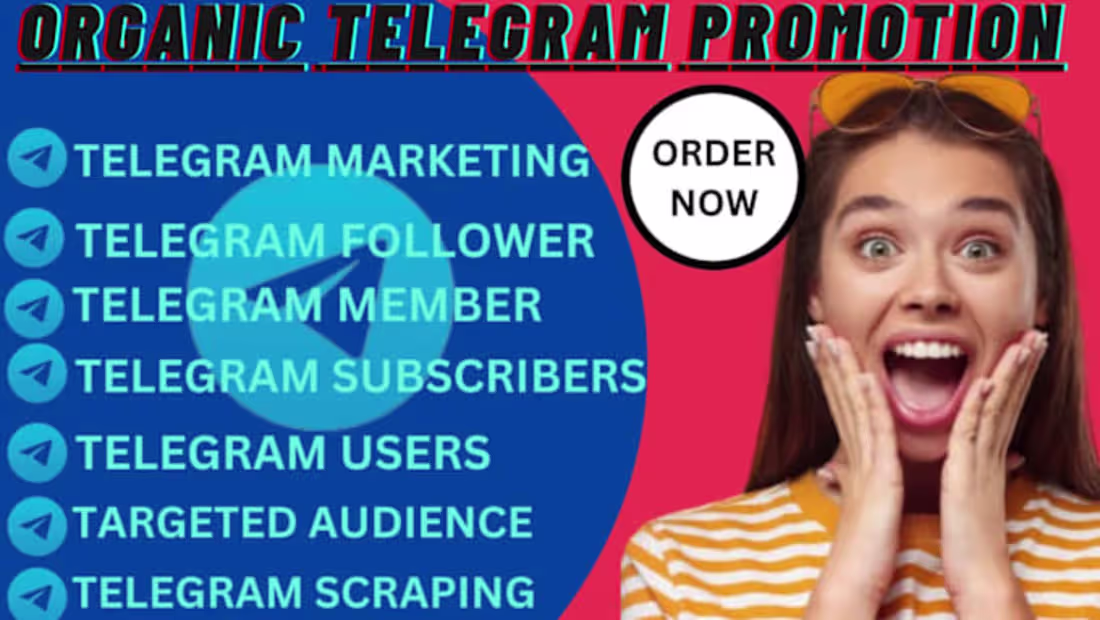 Cover image for I will grow crypto telegram promotion telegram subscriber, tele…