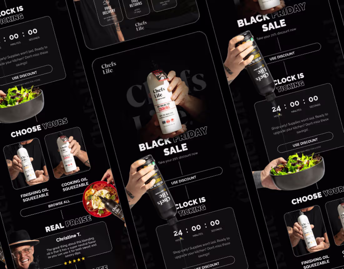 Cover image for Email marketing template for cooking