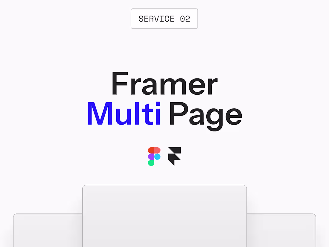 Cover image for Multi-Page - Design & Framer Development