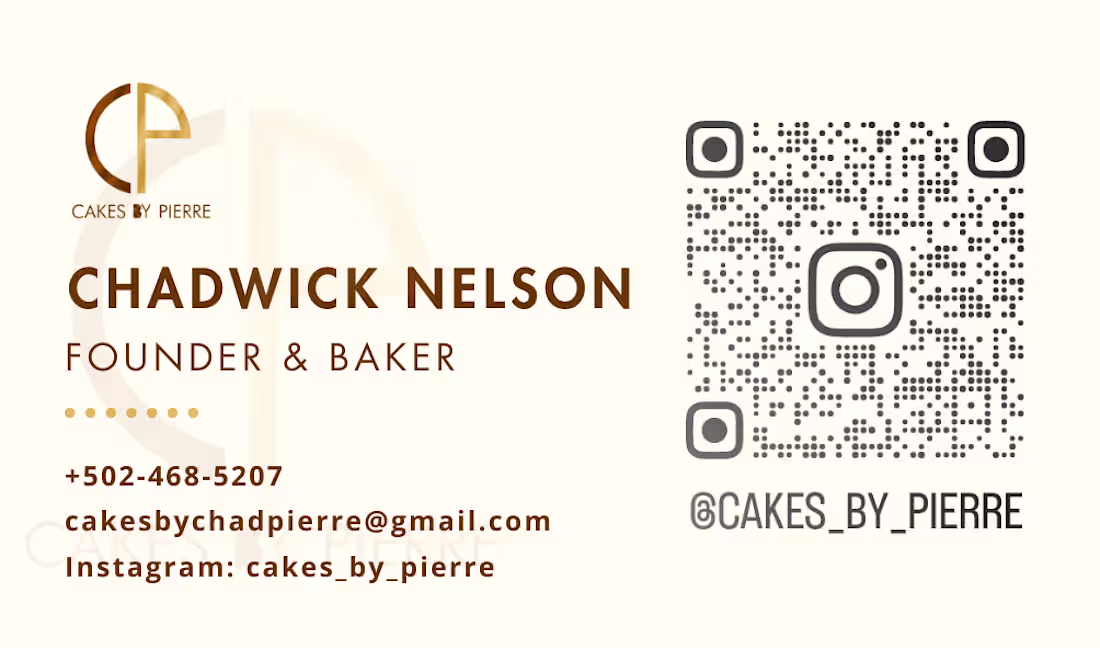 Cover image for Business Card Design for a Chef & Catering Service