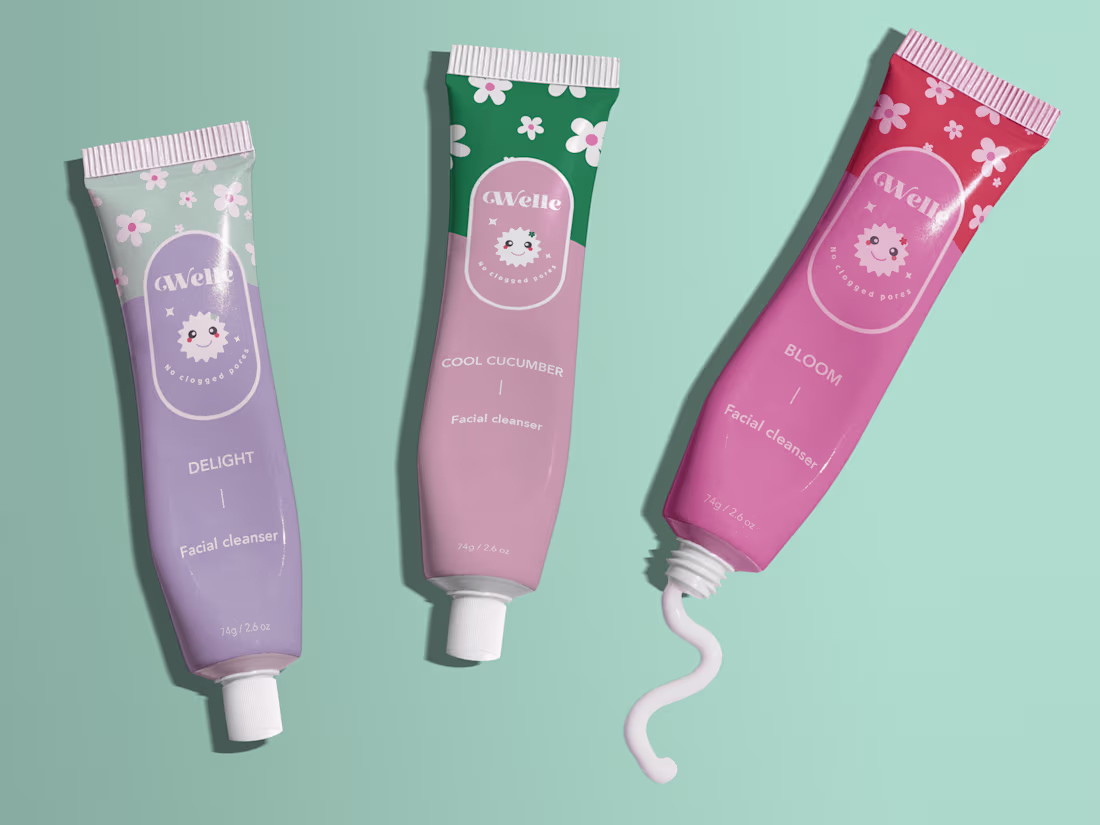 Cover image for Minimal skin care brand identity 