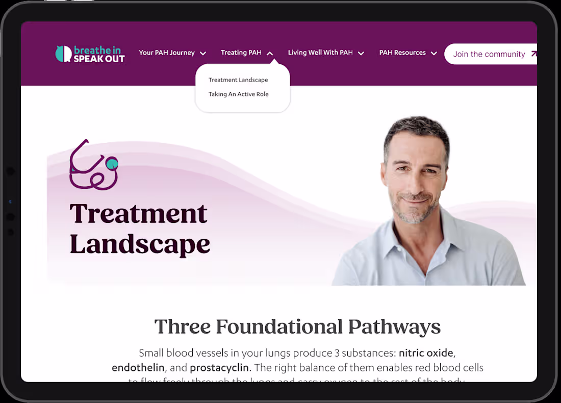 Cover image for Johnson & Johnson - BISO (Breathe In Speak Out Website)