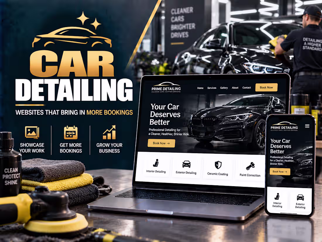 Cover image for 🚗 Car Detailing Website Design | WordPress Auto Detailing Web