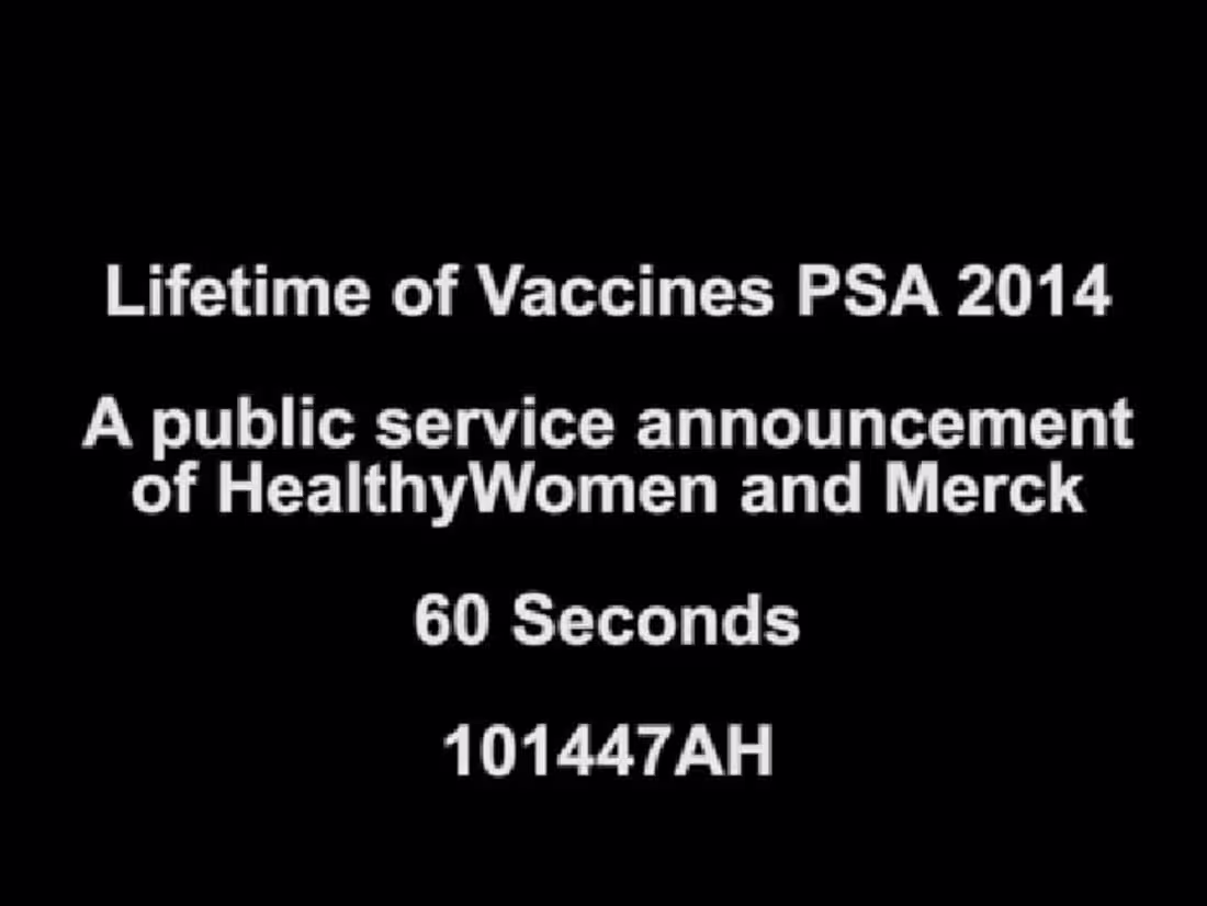 Cover image for Public Service Announcement: Lifetime of Vaccines