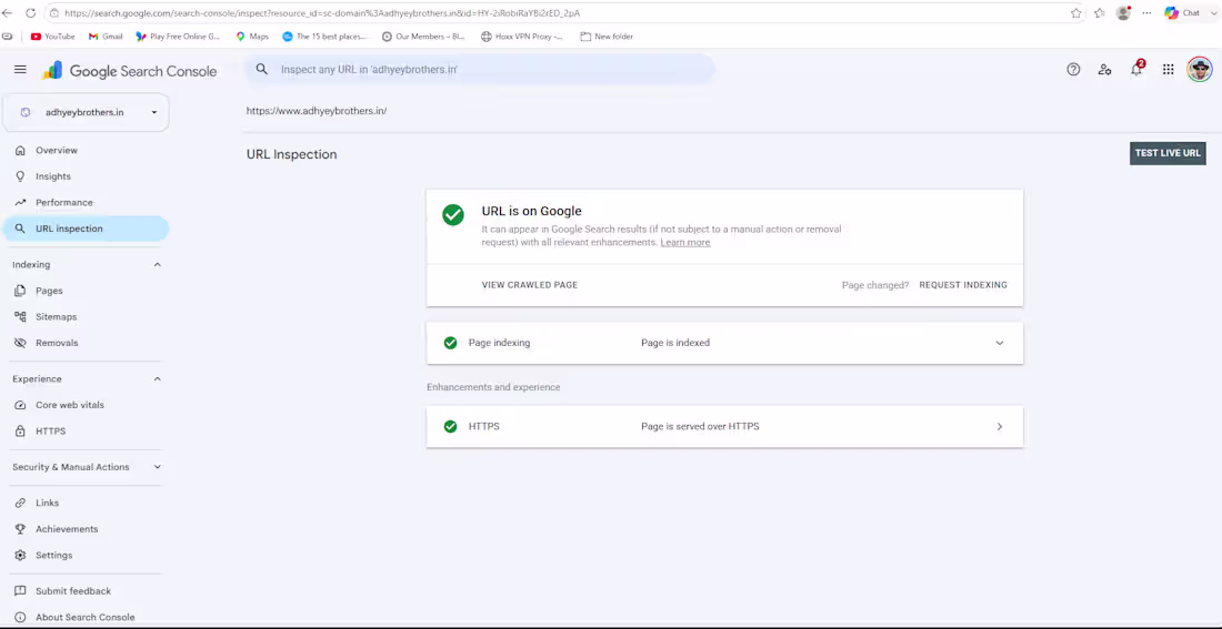 Cover image for Implemented technical and on-page SEO
