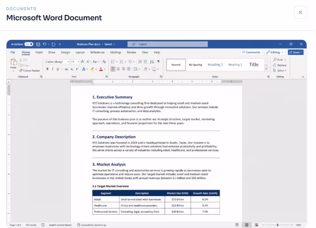 Cover image for PDF to Word Conversion & Document Formatting