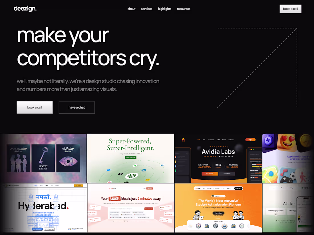 Cover image for deezign portfolio. check it out to know about us.