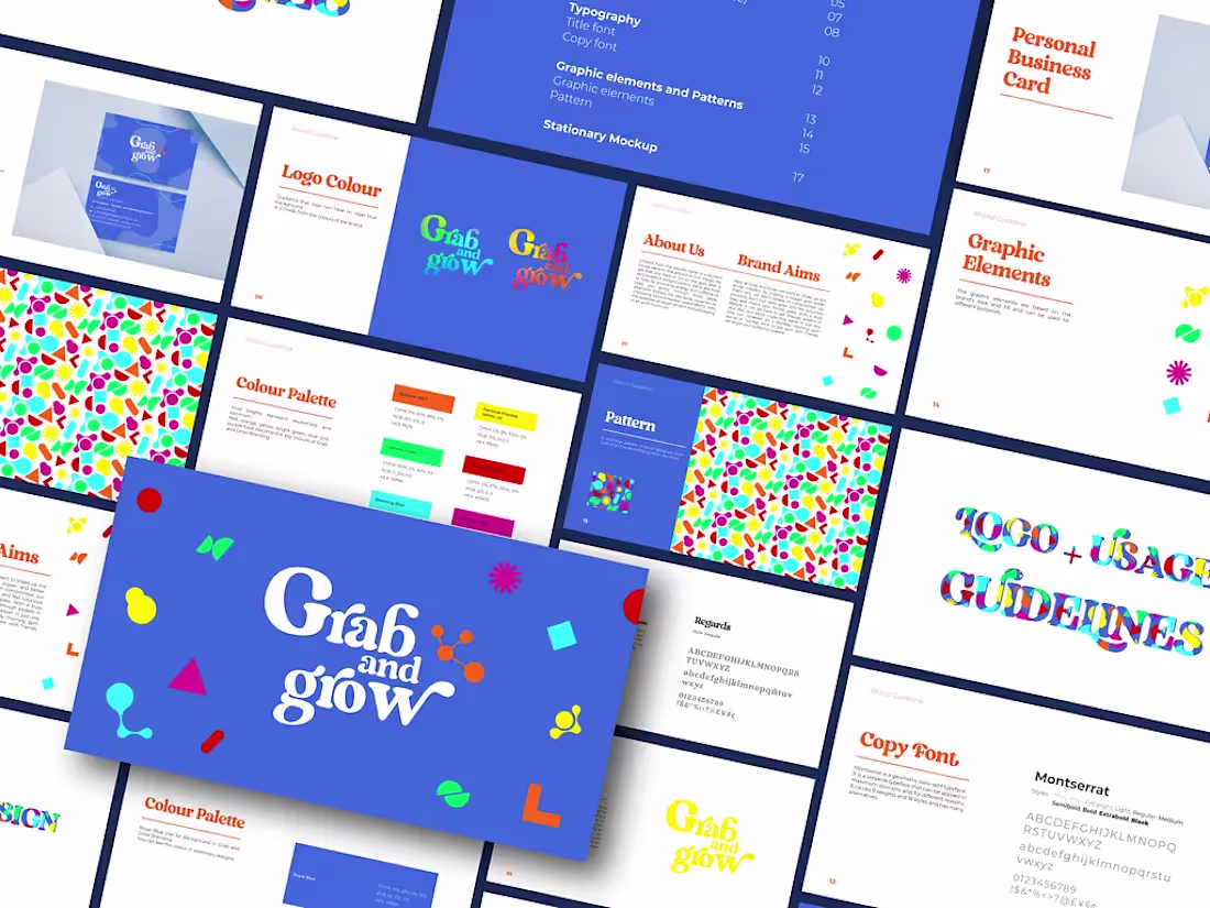 Cover image for Brand Book Design for Grab