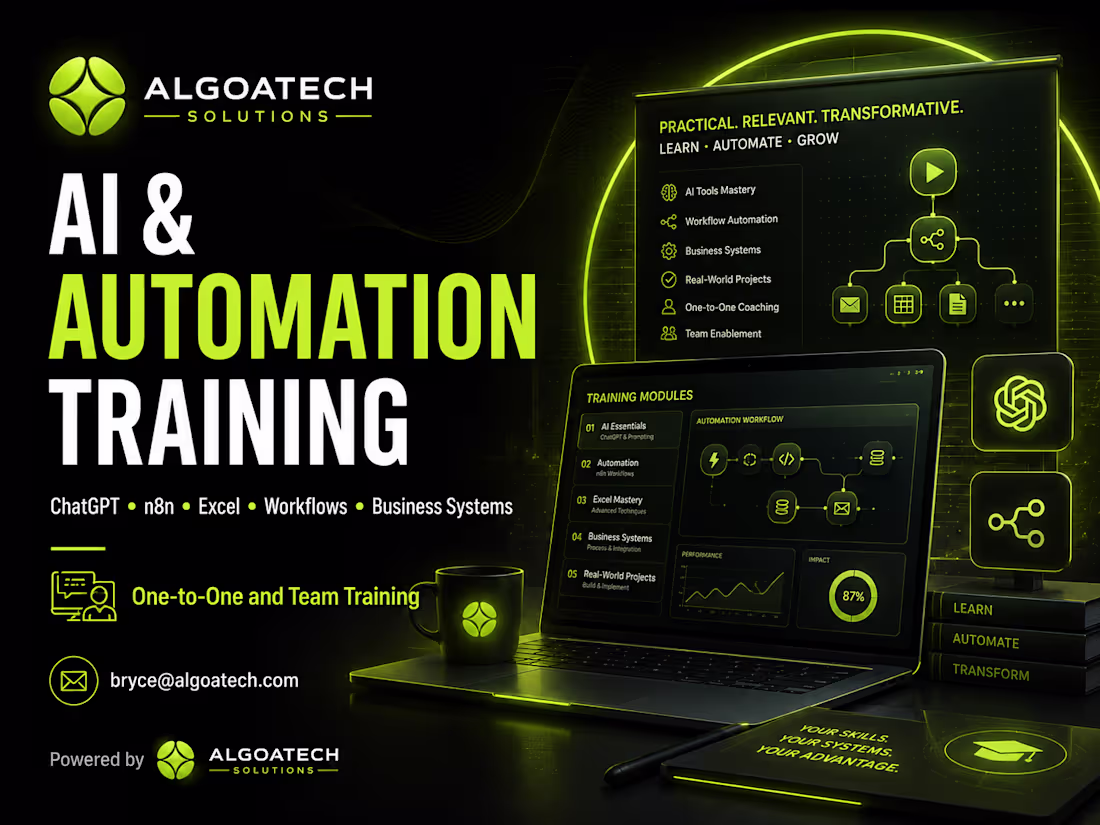 Cover image for AI Automation & Business Systems Training