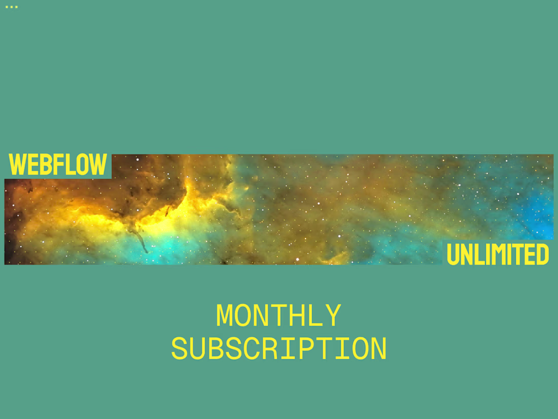 Cover image for Webflow Development Monthly Retainer