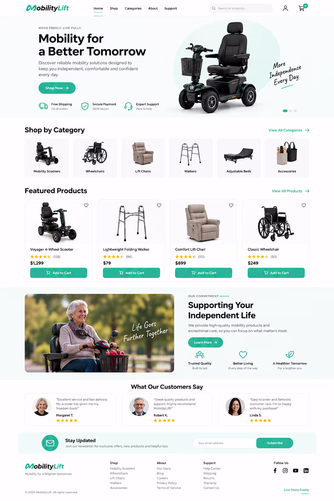 Cover image for MobilityLift is a clean, modern