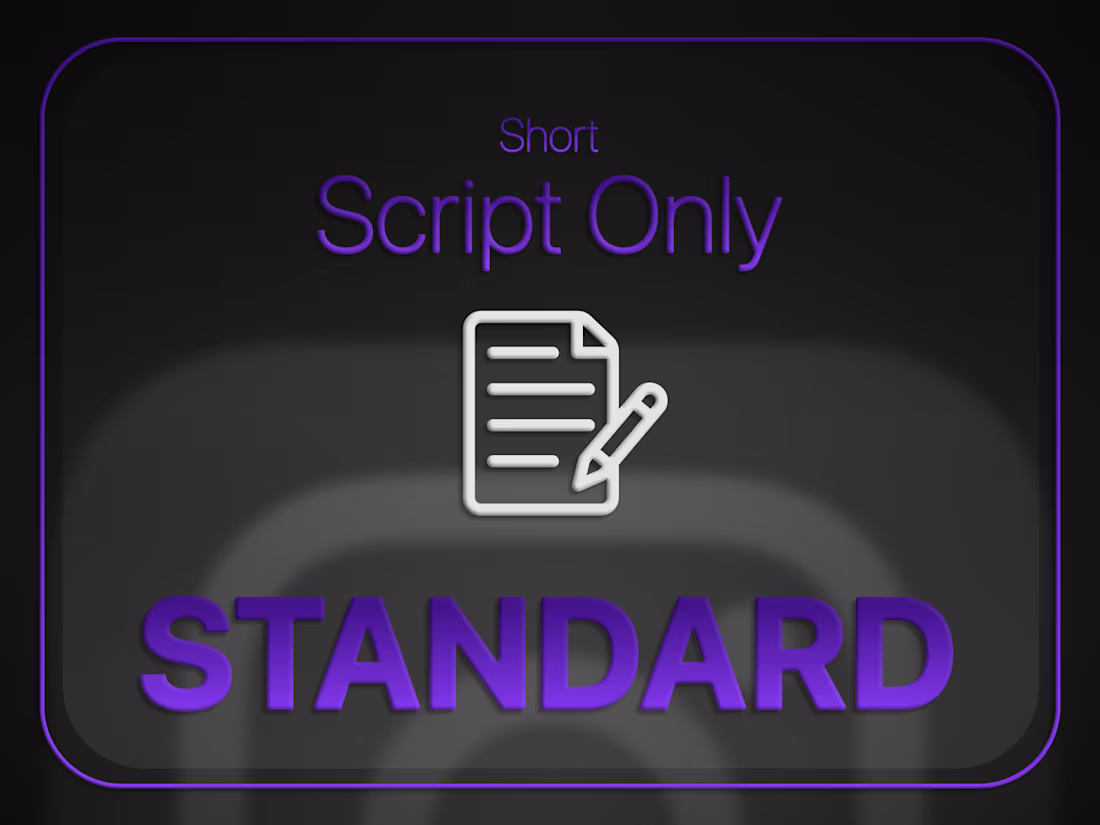 Cover image for Short - Script Only - Standard