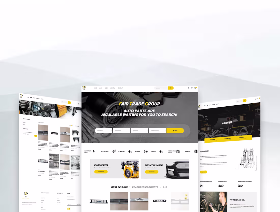 Cover image for Scalable WooCommerce Store for Auto Parts Brand
