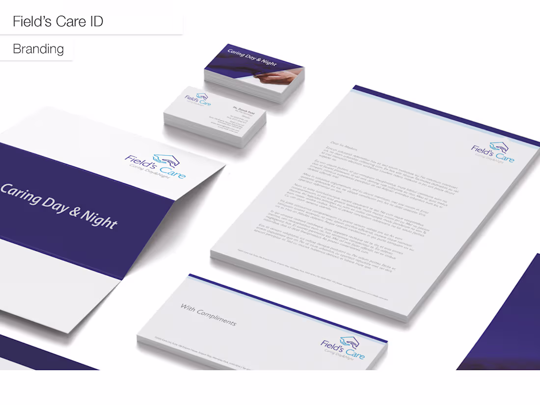 Cover image for Field's Care Branding Project