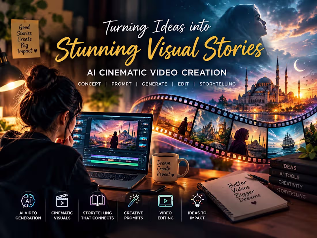 Cover image for Cinematic AI videos (30-40second)