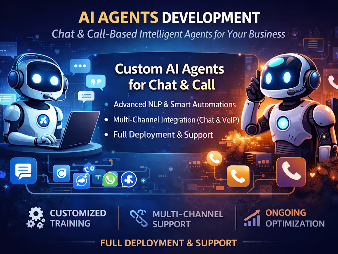 Cover image for Ai Agent Chat and call based