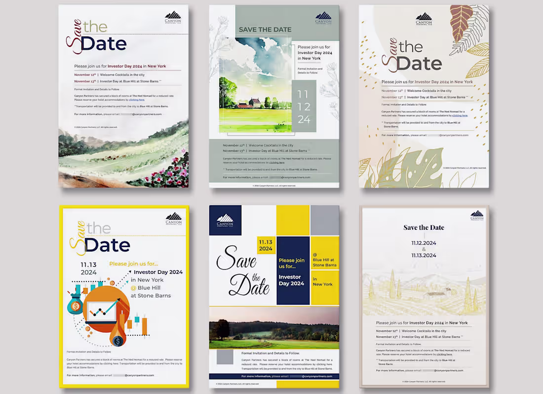 Cover image for Save-the-Date Evite Concept