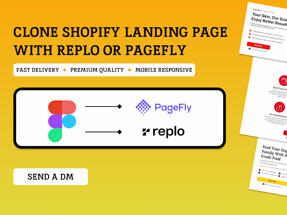 Cover image for Convert Figma Laanding Page To Replo